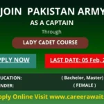 Join Pak Army as Captain – Lady Cadet Course 24
