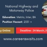 National Highways and Motorway Police Jobs 2024