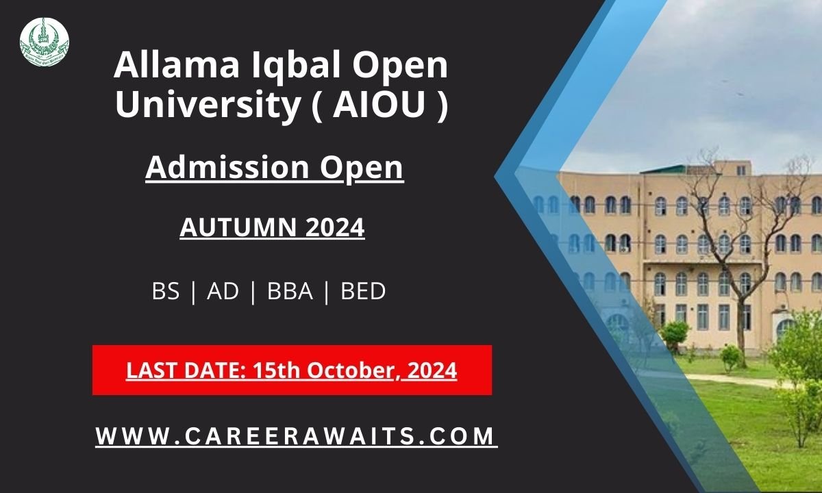 AIOU Autumn 2024 admissions